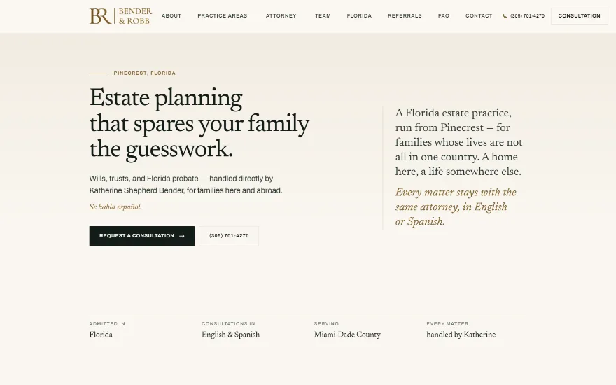 The Bender & Robb home page
