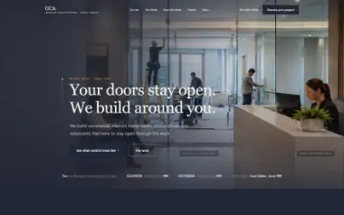 GCA, Inc., a site we built